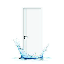 درب ضد آب برای سرویس های بهداشتی