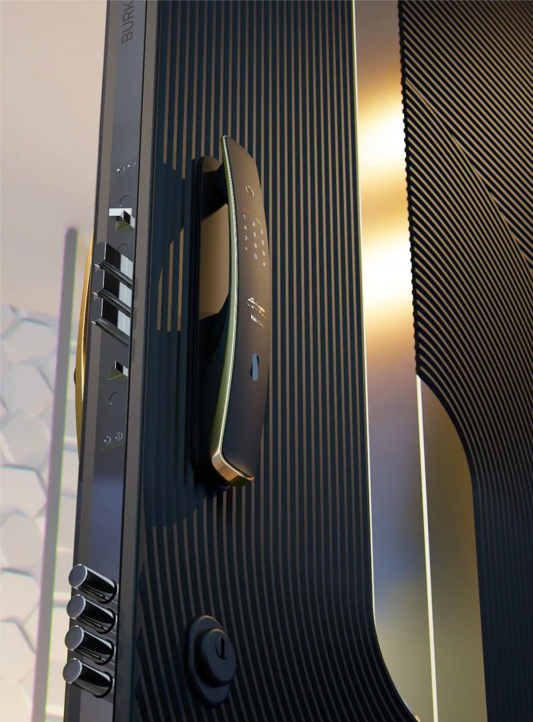 درب ورودی ایمنی (ضدسرقت) با رویه پلی‌یورتان